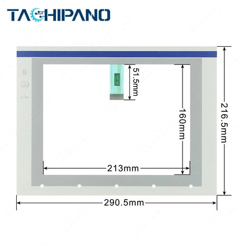 1PC for   XBT-F034510 with Front Overlay XBTF034510 Touch Screen