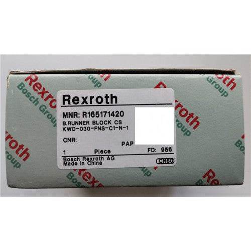 1pc  R165171420 REXROTH RUNNER BLOCK BALL BEARING Fast Delivery