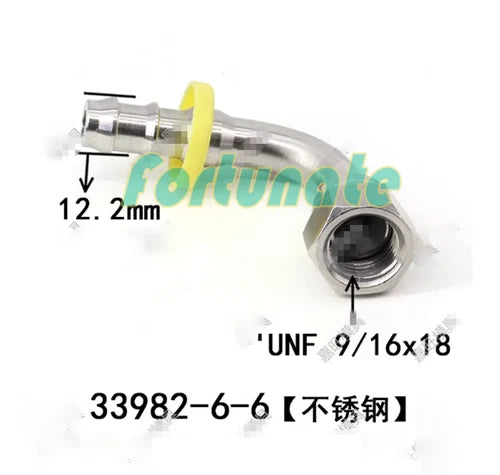 1PC  For 33982-6-6 90° elbow joint