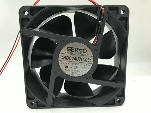 1 PCS   Fan 10.8W 12CM 12038 2 pin  CNDC24U7C-061 DC 24V 0.45A