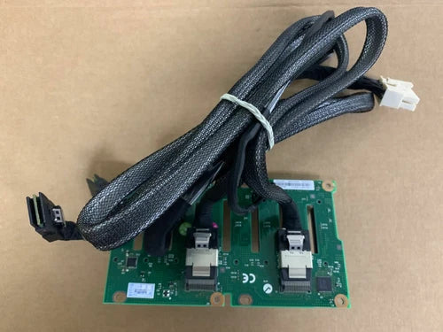 for IBM X3650 M4 8 Bay 2.5" HDD Hard Drive Backplane Board w/Cables 94Y7751