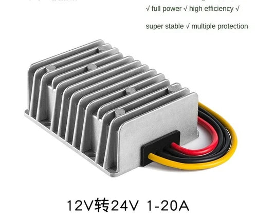 1pc  vehicle power module 12V to 24V DC 12V to 24V high power booster 12V to 24V