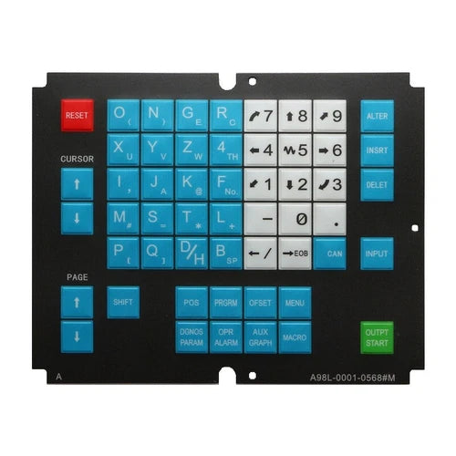 1X For Industrail Membrane Keypad Button Film Overlay A98L-0001-0568#M