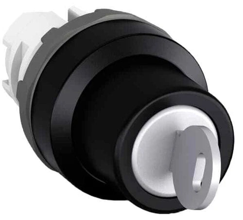 1PC Selector Switch Operator 22 mm Momentary Key Operator Black M2SSK3-101