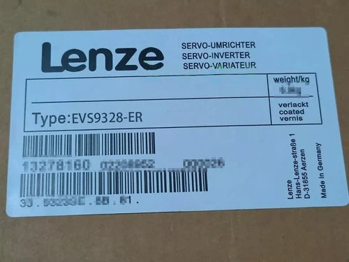 EVS9328-ER  LENZE EVS9328ER SERVO INVERTER