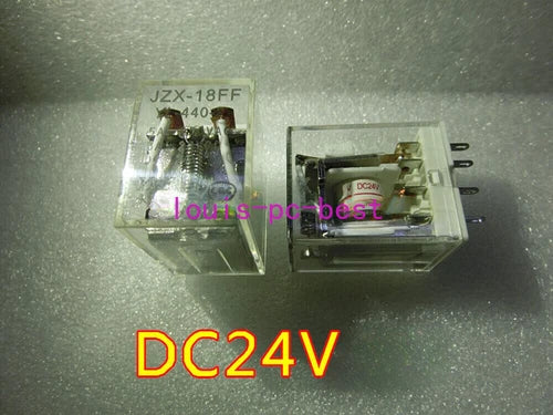 2PCS FOR  Relay 12VDC/24VDC 8 Feet JZX-18FF (YL-440-2)