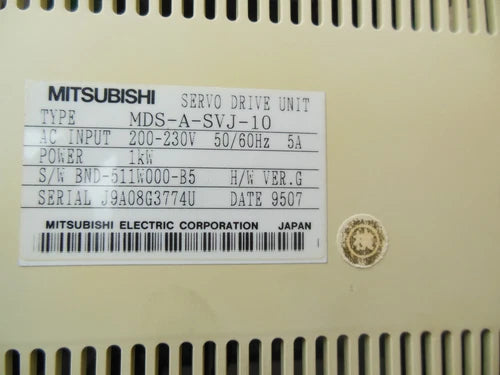 1PC  Mitsubishi MDS-A-SVJ-10 Servo Drive In Box Sealed MDSASVJ10