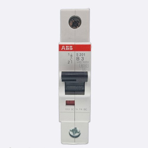 one  ABB 1P 3A Miniature Circuit Breaker S201-B3 Free ship