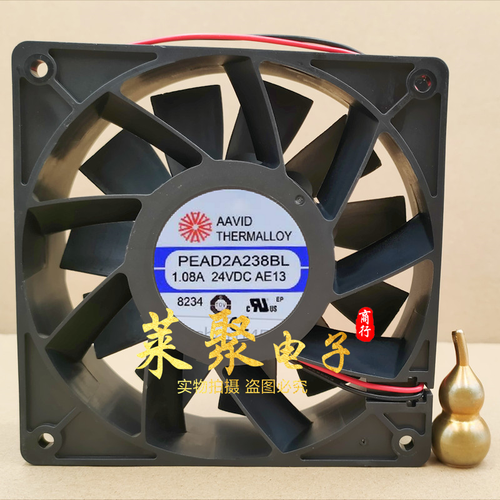 1 pcs AAVID Fan PEAD2A238BL DC24V 1.08A 12038 12CM 2 Wire Cooling fan