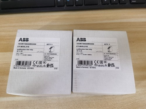 1PC  ABB CT-MVS.21S 1SVR730020R0200 Time Relay 0.05s-300h In Box
