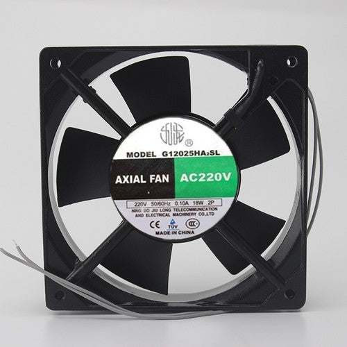 1 PCS JIU LONG Axial fan G12025HA2SL 220V 120x120x25mm 12CM cooling fan 2 wire
