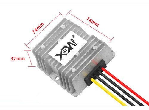 9-36V to 24V 2A 48W waterproof regulator module 12V/24V to 24V DC-DC