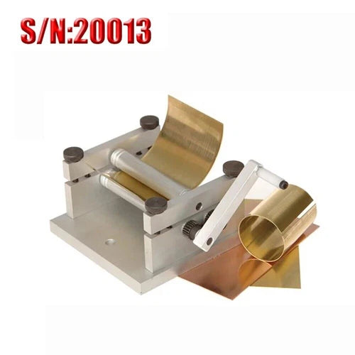 1X S/N: 20013 Manual Plate Rolling Machine Soft Metal/Tube Sheet Bending Machine