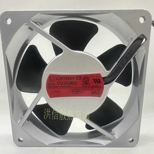 1 PCS SERVO Fan CUJ55B5 AC100V 120*120*25mm 12/11W Aluminum frame fan 2 wire