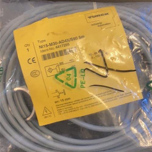1PC  Turck Proximity Switch Ni15-M30-AD4X/S90 5m Free shipping#LJ