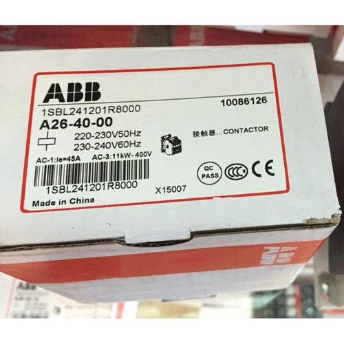 1pc   Abb A26-40-00 220V Contactor in box Free shipping
