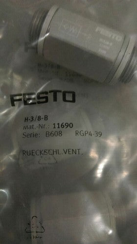 1 pcs FESTO Check valve H-3/8-B 11690