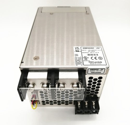 1pc TDK-LAMBDA HWS600-24 24V 27A Switching Power Supply 100-240VAC 8.2A