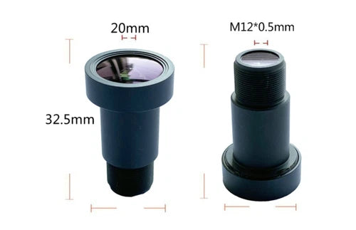 Starlight Infrared M12 Mount Industrial Camera Lens 4mm 5 MP HD F1.2 1/2.5 Inch