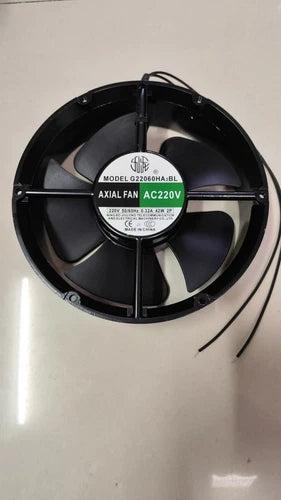 1 PCS JIU LONG Axial Fan G22060HA2BL AC 220V 220*60mm 2 wire Aluminum frame #P