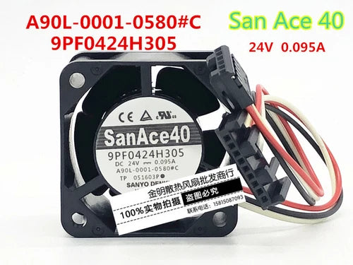 1PC  System Fan 40 9PF0424H305 A90L-0001-0580 # C DC24V