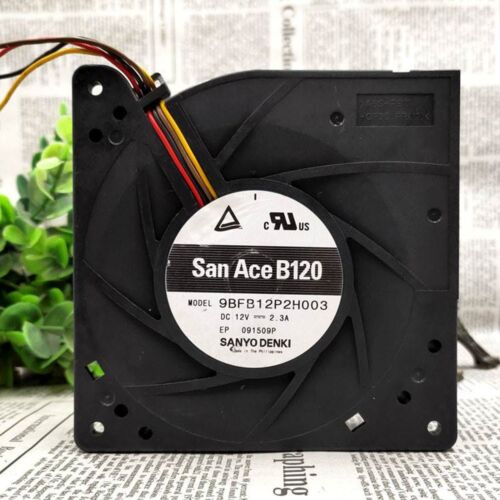 One For SANYO  9BFB12P2H003 12V 2.3A 12CM turbo blower cooling fan