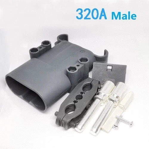 1PC female   and  Linde 320A 95mm forklift connector male