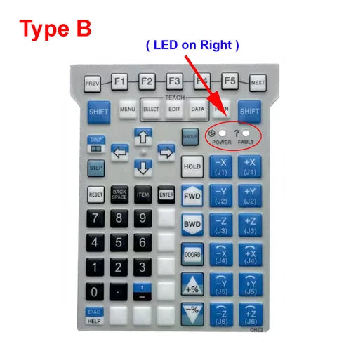 1X Fit for Teach Pendant Membrane Keypad Protective Film   GNE2