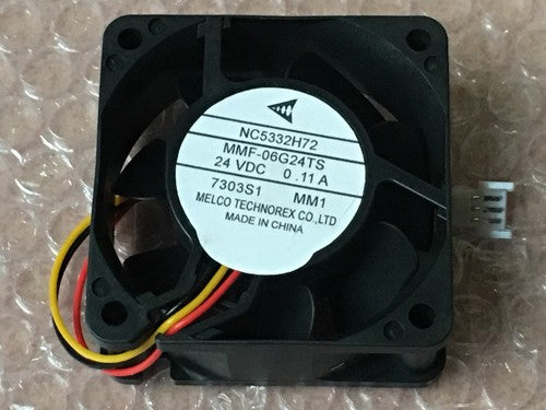Mitsubishi servo CNC cooling fan NC5332H72 MMF-06G24TS-MM1 24V 0.11A 60*60*25MM