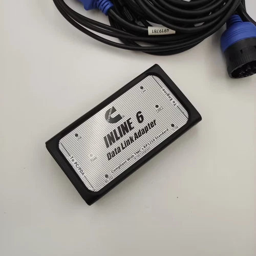 1x Inline6 Data Link Adapter inline 6 Heavy Duty Scanner insite 8.7 For Cummins