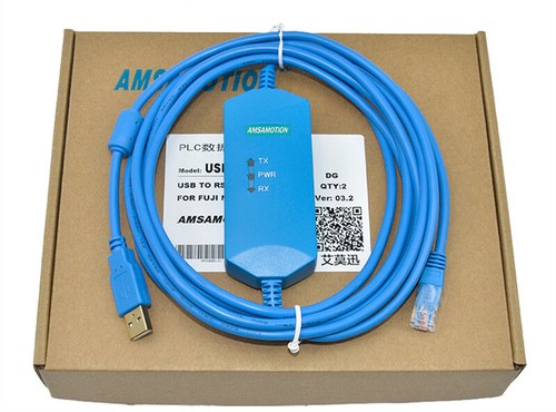 For Fuji NB/NJ/NS/NW0 series PLC isolated programming cable USB-CNV3+
