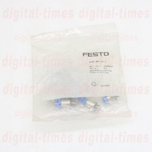 10PC  FESTO QSM-M7-4-I 153319 Push-in Fitting Free Shipping#LJ