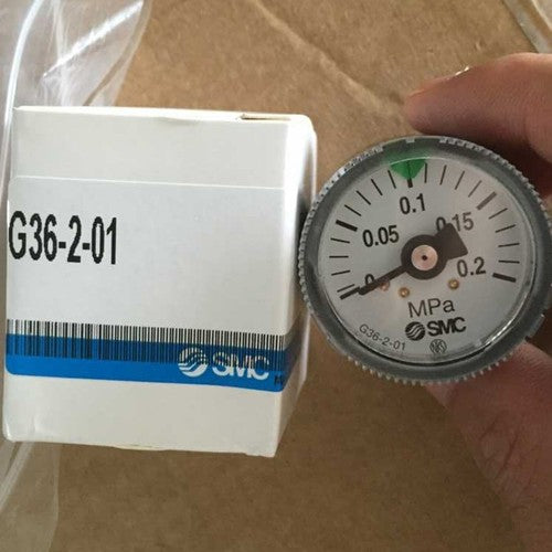 one  SMC G36-2-01 G36-2-01 Pressure Gauge in box Free shipping