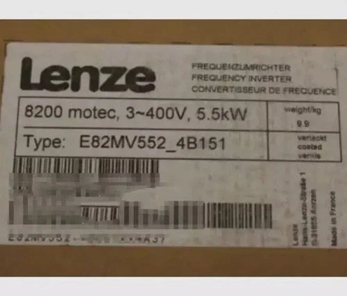 E82MV552_4B151 IPC  Sealed Lenze Frequency Inverter E82MV552_4B151