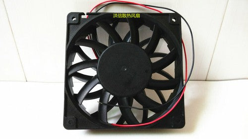1 PCS ADDA Fan AS12024HB25A100 DC 24V 0.64A 12025 12CM 2 WIRE Inverter fan