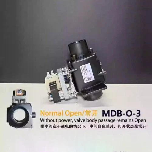 1PC   Drain Valve Washing Machine 3" 180°  NO NC MDB-O-3