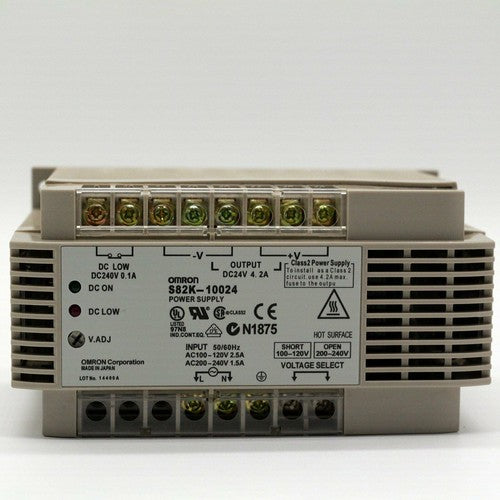 OMRON  Switching Power Supply S82K-10024 4.2A 24VDC free shipping
