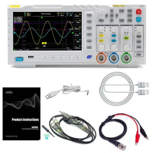 For FNIRSI-1014D 7'' LCD 2 Channel Digital Storage Oscilloscope Signal Generator