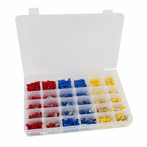 480 Pcs Wire Connector Insulated Crimp Terminal Assortment Kit
