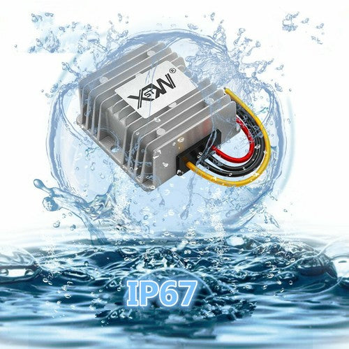 9-36V to 24V 2A 48W waterproof regulator module 12V/24V to 24V DC-DC