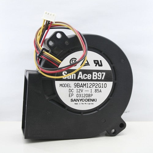 1pcs SANYO 9BAM12P2G10 DC 12V 1.85A 4-Wire 97x97x33mm Blower cooling Fan