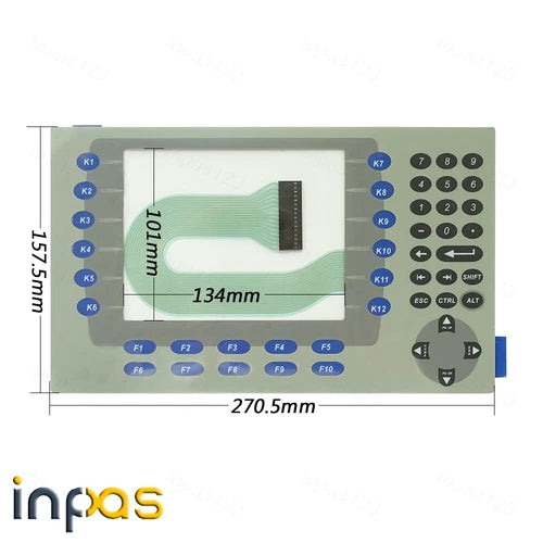 1X For Membrane switch keypad   PanelView Plus 700 2711P-B7C4D8 2711P-B7C4D9
