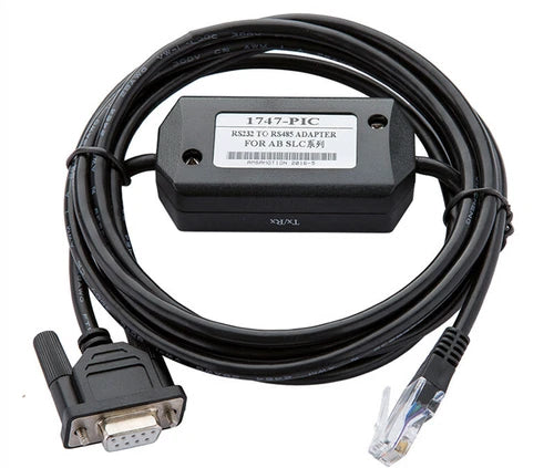 1PC For 1747-PIC RS232 DH-485  SLC Series PLC Programming Cable