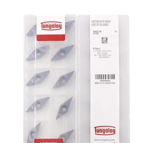 10Pcs/Box Tungaloy VCMT160404-PS NS9530 VCMT331-PS Turning Blade Carbide Insert