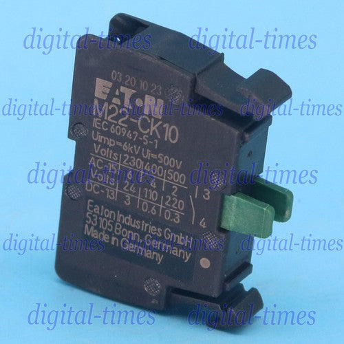 1PC  Eaton moeller M22-CK10 Contact Block 1NO Black Free shipping#LJ