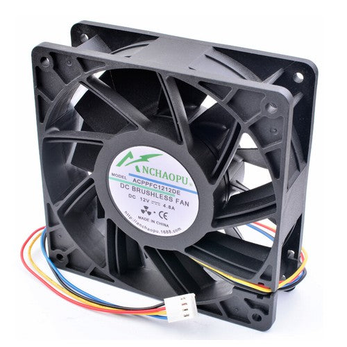 ANCHAOPU PFC1212DE 12cm 12038 120x120x38mm 12V 4.80A 4pin pwm cooling fan