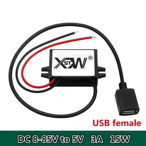 8-85V to 5V 3A 15W converter 12V/24V/36V/48V/60V/72V to 5V car phone USB charger
