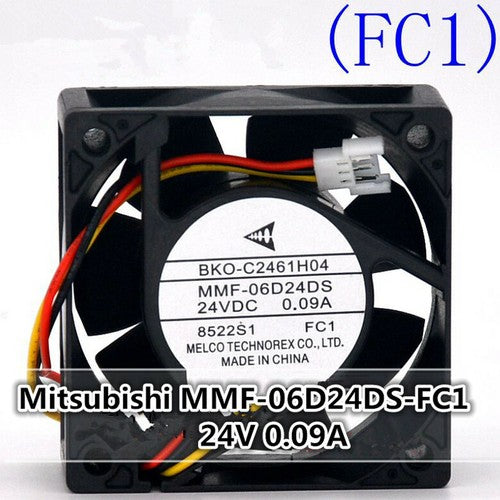 MMF-06D24DS-FC1 Mitsubishi inverter fan 6CM 6025 24V 0.09A 3-pin
