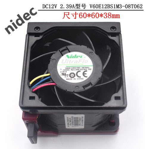 Nidec V60E12BS1M3-08T062 Violent Server Fan 6038 6CM 12V 2.39A HP Server Fan
