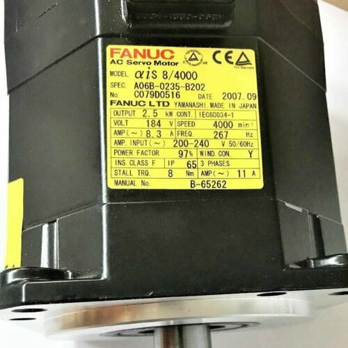 For FANUC A06B-0235-B202  servo motor Free Shipping